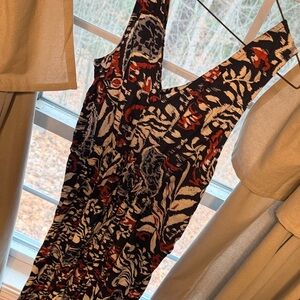 Floral Print Sleeveless Dress- Lucky Brand